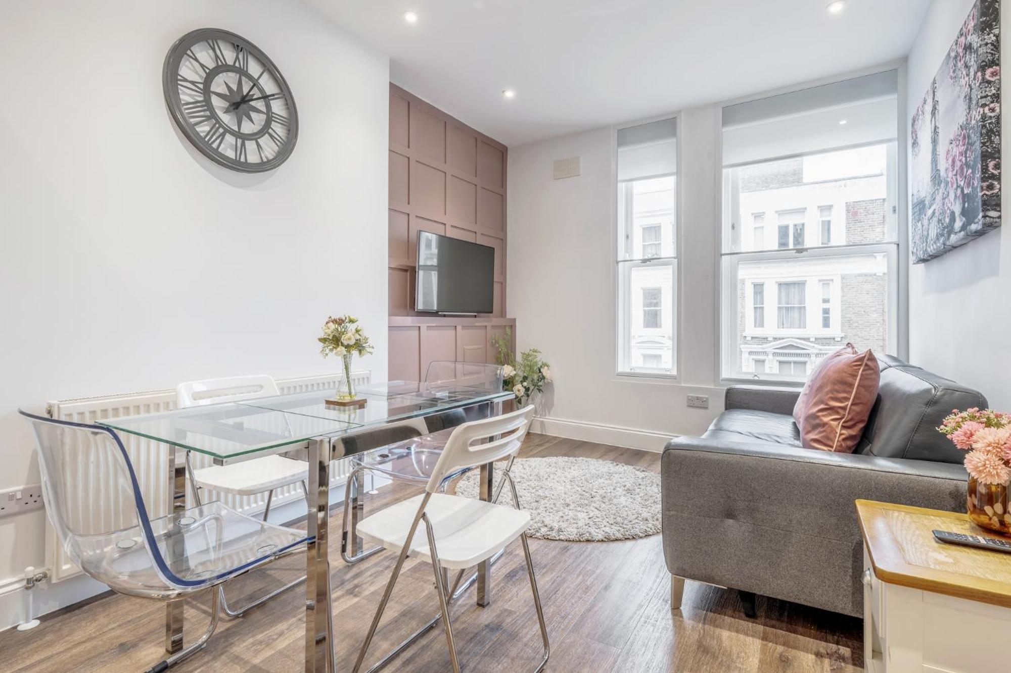 Bright & Modern 2-Bed Notting Hill Apartment London Bagian luar foto